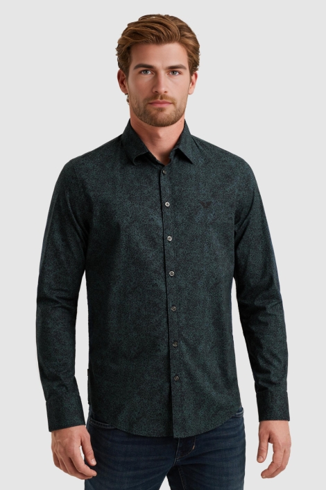 PME legend long sleeve shirt print on ctn/lyc